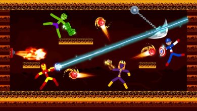 Supreme Stickman Warriors - дуэль на двоих 1.1 скриншот 1