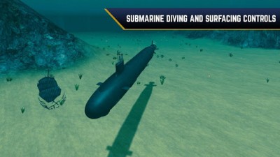 Вражеские воды : битва подводной лодки и корабля screenshot №1