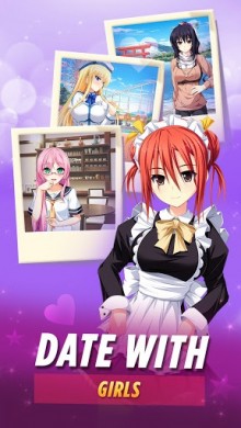 Sakura girls Pro: Anime love novel (ВЗЛОМ, много денег) скриншот №2