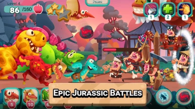 Dino Bash: Время путешествий screen 5